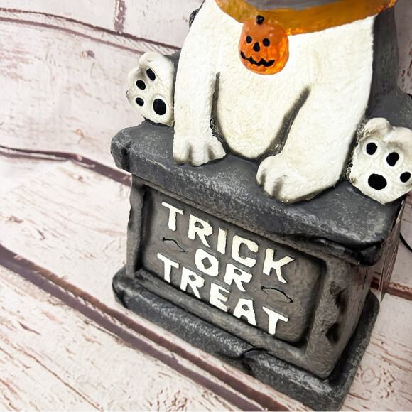 HYDE AND EEK French Bulldog Light Up Tombstone - Picture 2 of 5